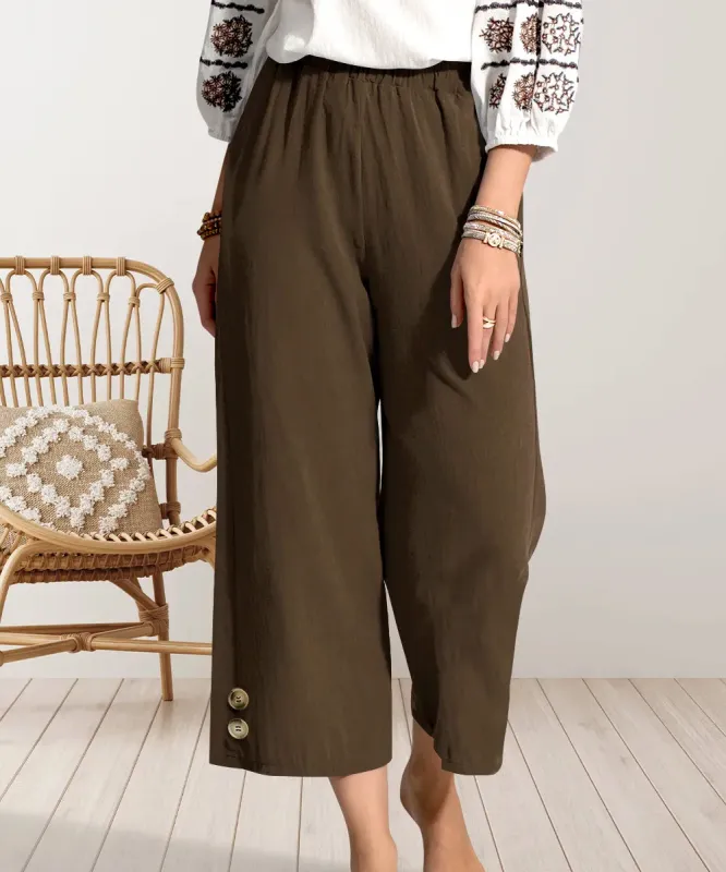 Wide Leg Cropped Pants sold by Charming Charlie