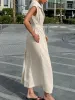 Tie Waist Cap Sleeve Maxi Dress sold by Charming Charlie