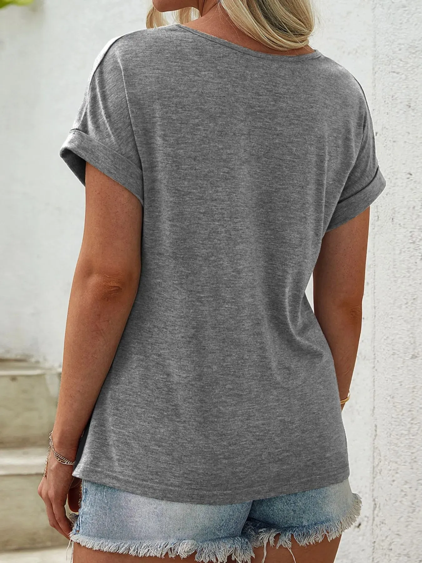 Color Block Casual T-Shirt sold by Charming Charlie product image thumbnail 2