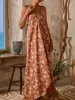 Printed Halter Neck Maxi Cami Dress sold by Charming Charlie