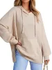 Slit Drawstring Waffle Knit Hoodie sold by Charming Charlie