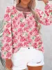 Floral Print Keyhole Neck Blouse sold by Charming Charlie