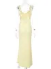 Ruffled V-Neck Sleeveless Maxi Dress sold by Charming Charlie