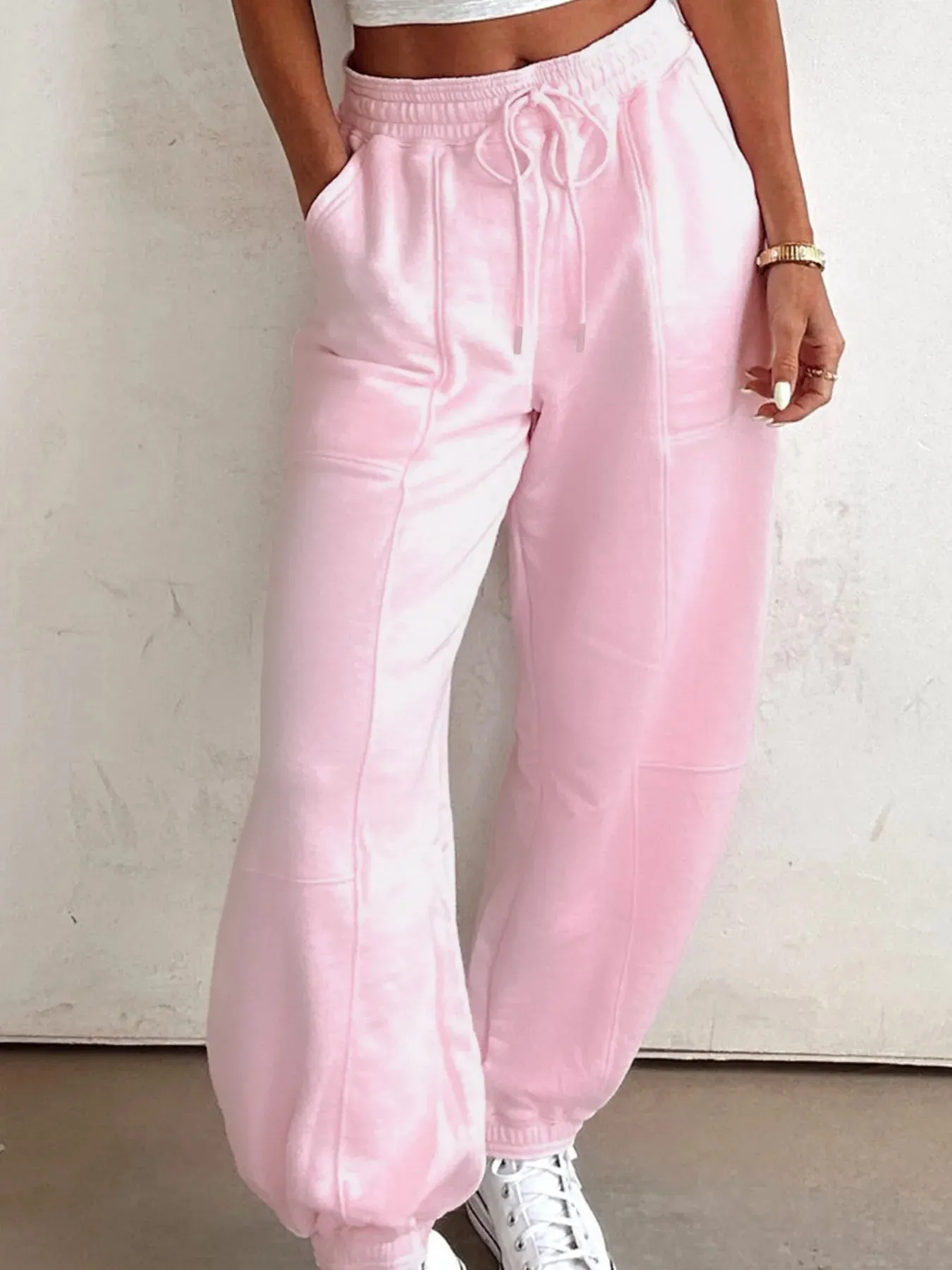 Casual Drawstring Sweatpants sold by Charming Charlie