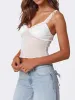 Ruffle Trim Swiss Dot Cami Top sold by Charming Charlie