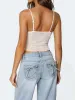 Ruffle Trim Swiss Dot Cami Top sold by Charming Charlie
