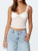 Ruffle Trim Swiss Dot Cami Top sold by Charming Charlie