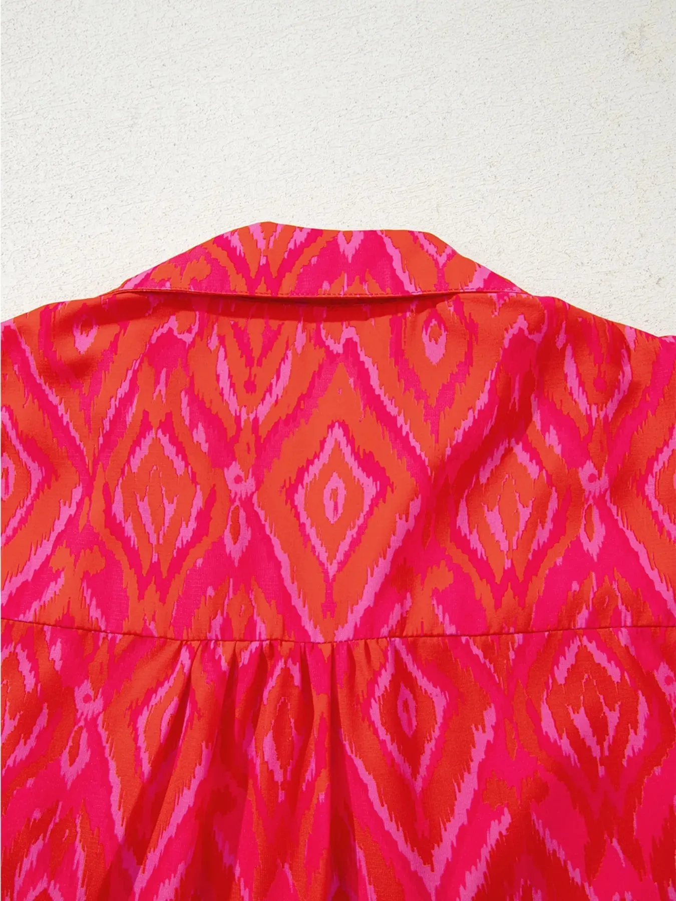 Diamond Print Flounce Sleeve Shirt sold by Charming Charlie product image thumbnail 5