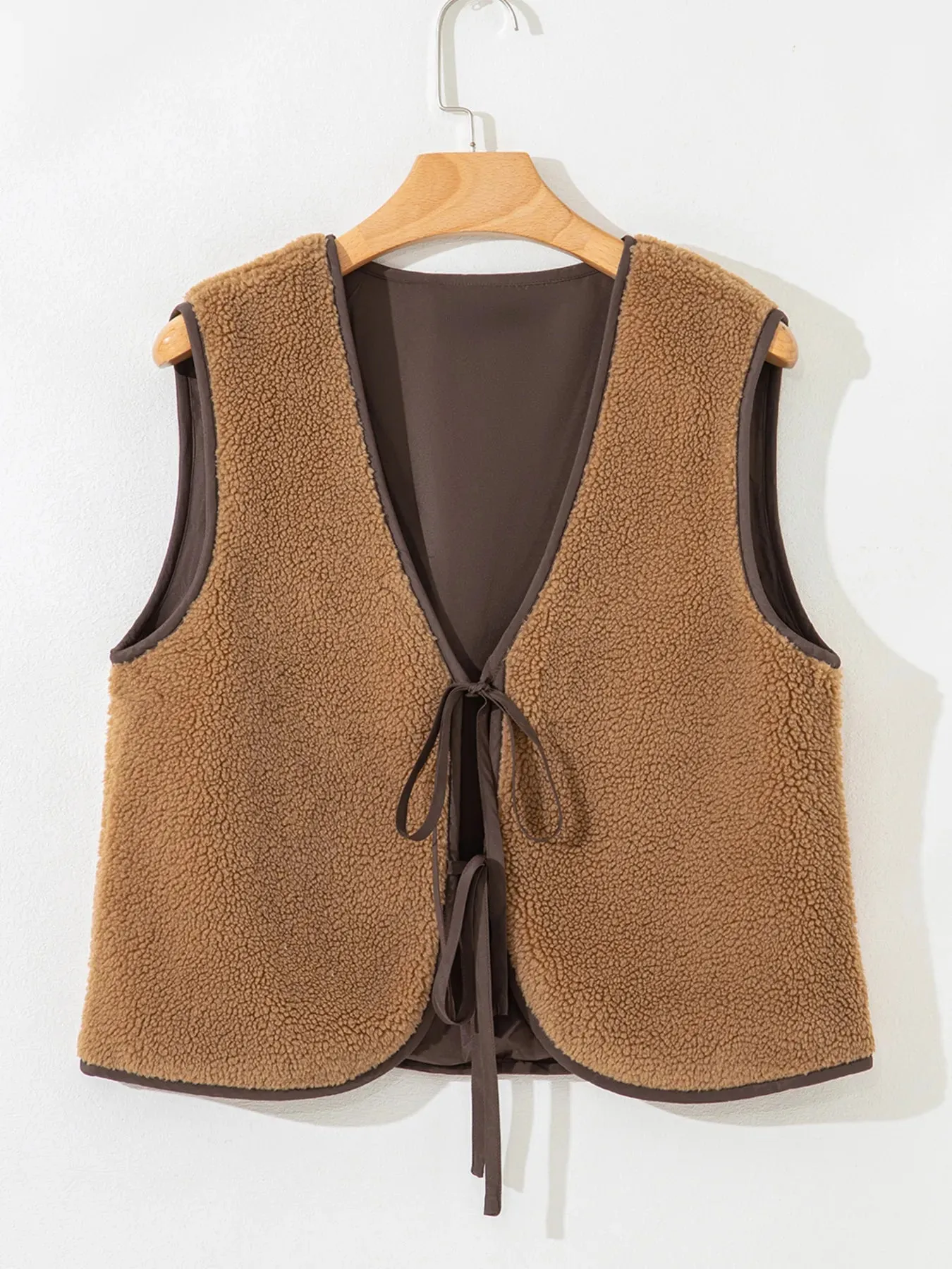 Double Tied Front Vest Coat sold by Charming Charlie product image thumbnail 5