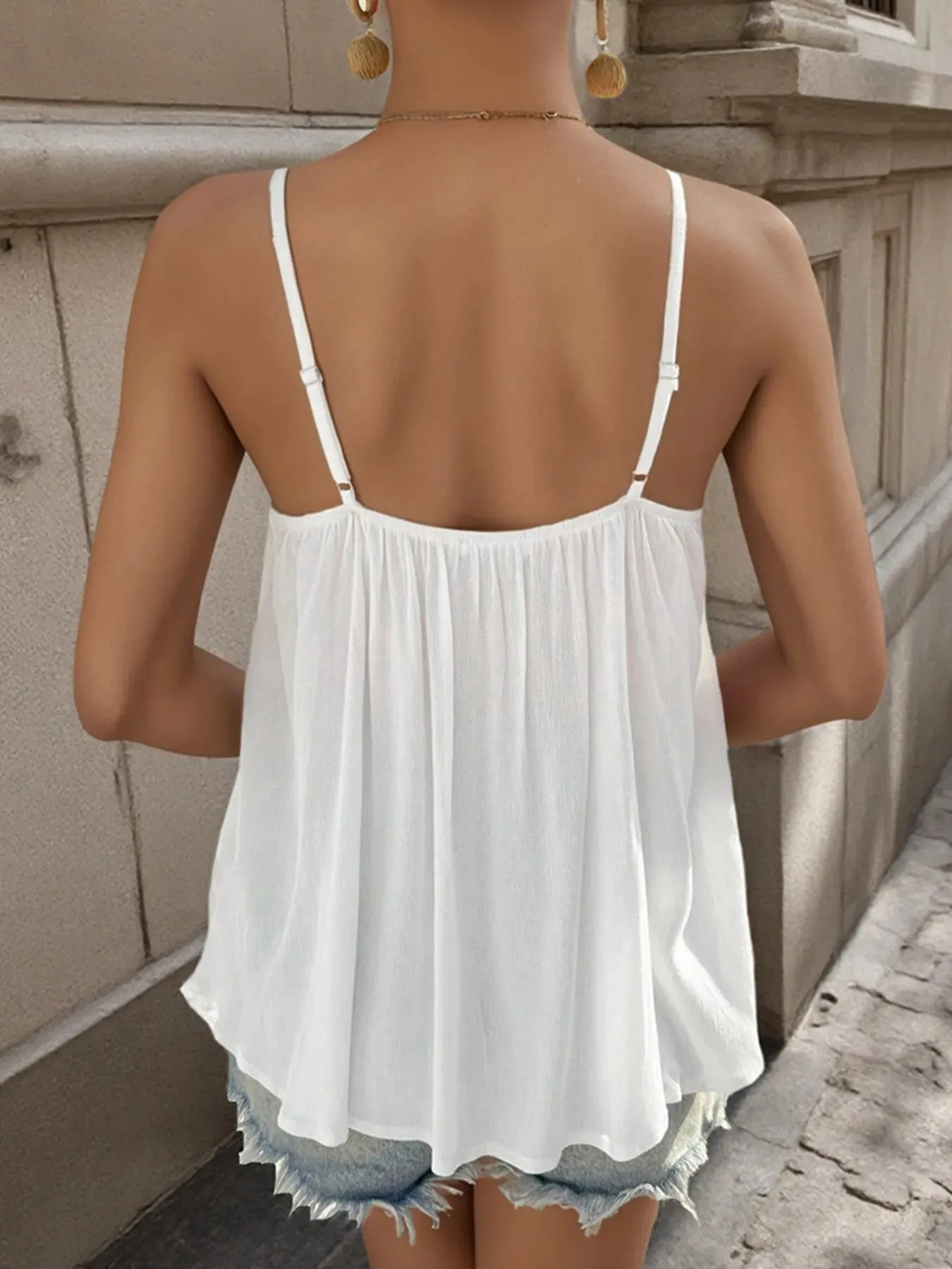 Lace Trim Cami Top sold by Charming Charlie product image thumbnail 2