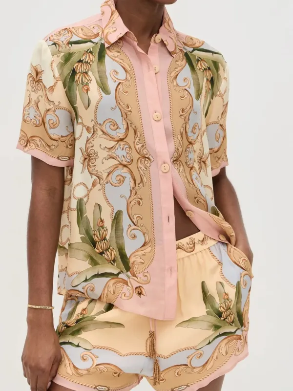 Button Up Short Sleeve Shirt and Shorts Set sold by Charming Charlie