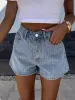 High Waist Wash Denim Shorts sold by Charming Charlie