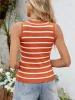 Striped Round Neck Tank sold by Charming Charlie