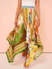 Printed Asymmetrical Hem Maxi Skirt sold by Charming Charlie