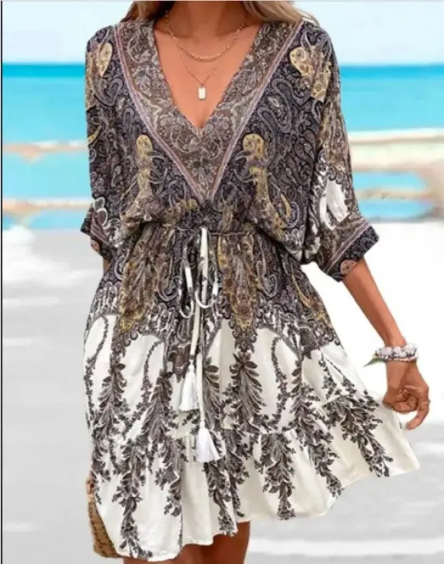 Paisley Multicolored Dress sold by Charming Charlie