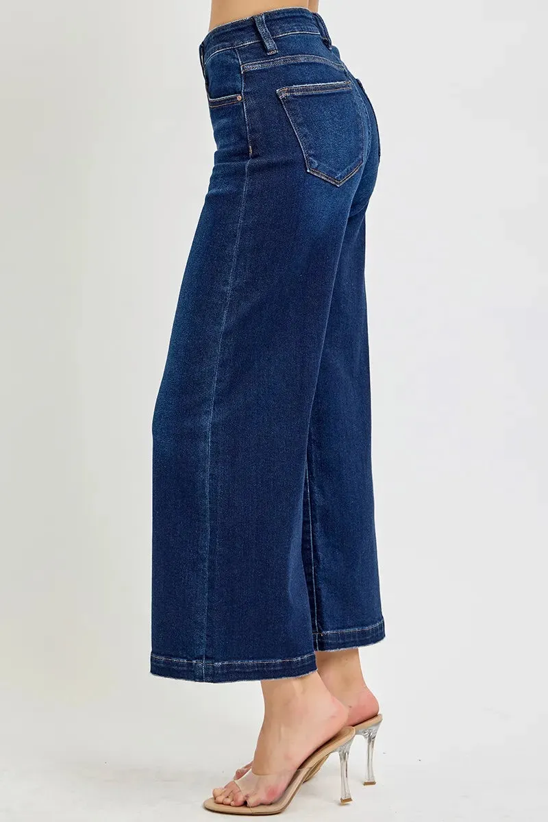 RISEN High Rise Crop Wide Jeans sold by Charming Charlie product image thumbnail 4