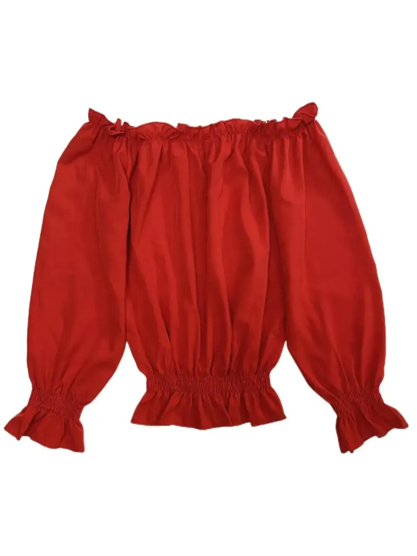 Off-Shoulder Flounce Sleeve Blouse sold by Charming Charlie product image thumbnail 2