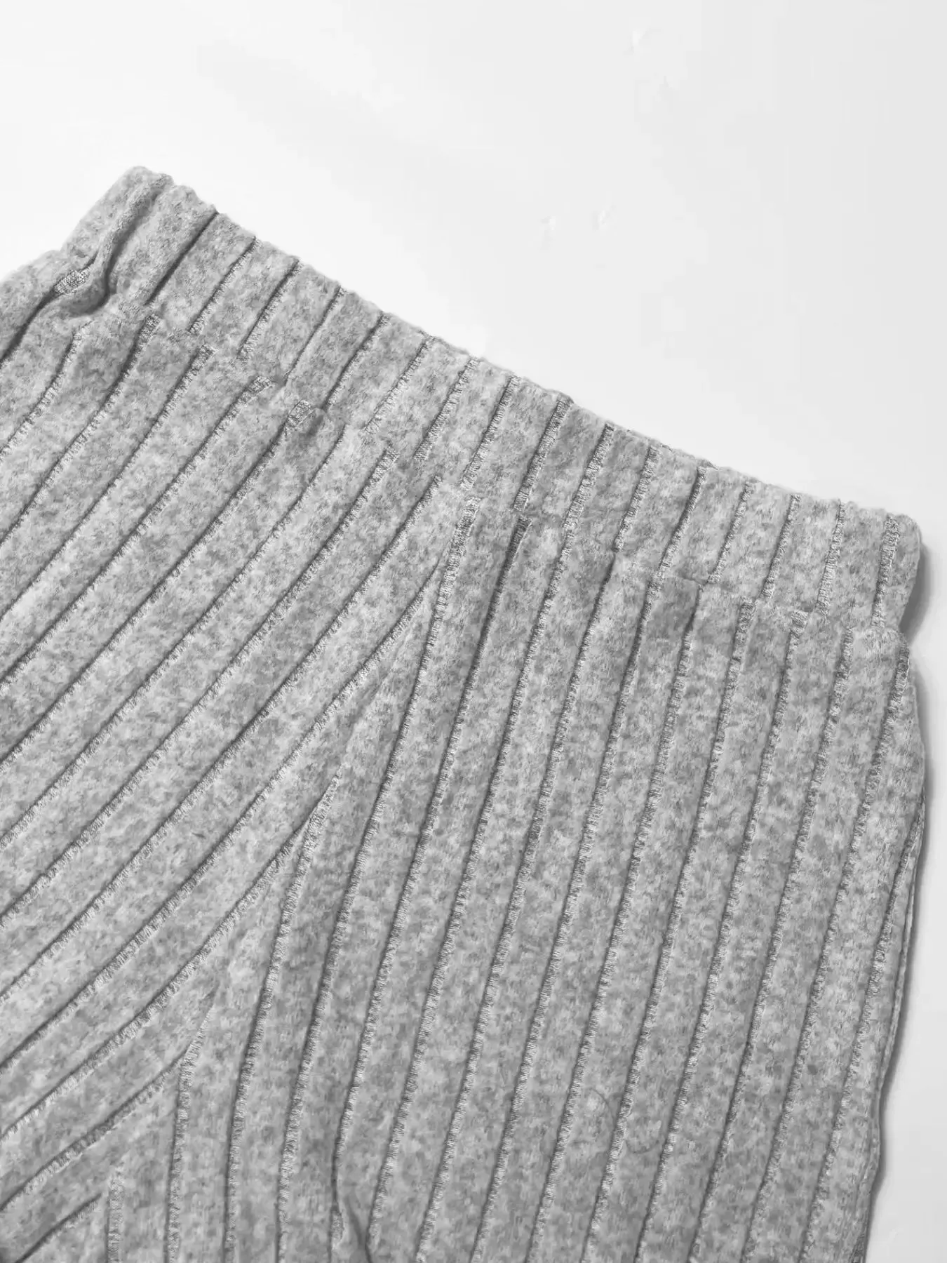 Ribbed Knit Crop Top and Wide Leg Pants Set sold by Charming Charlie product image thumbnail 5