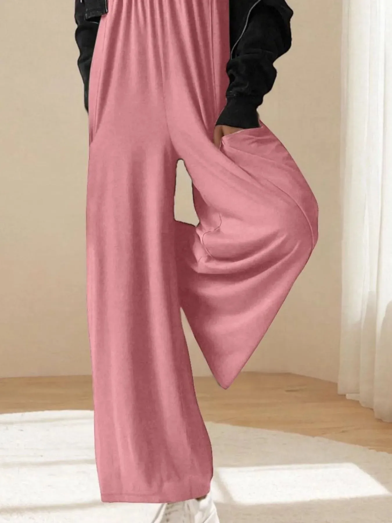Spaghetti Strap Wide Leg Jumpsuit sold by Charming Charlie product image thumbnail 3