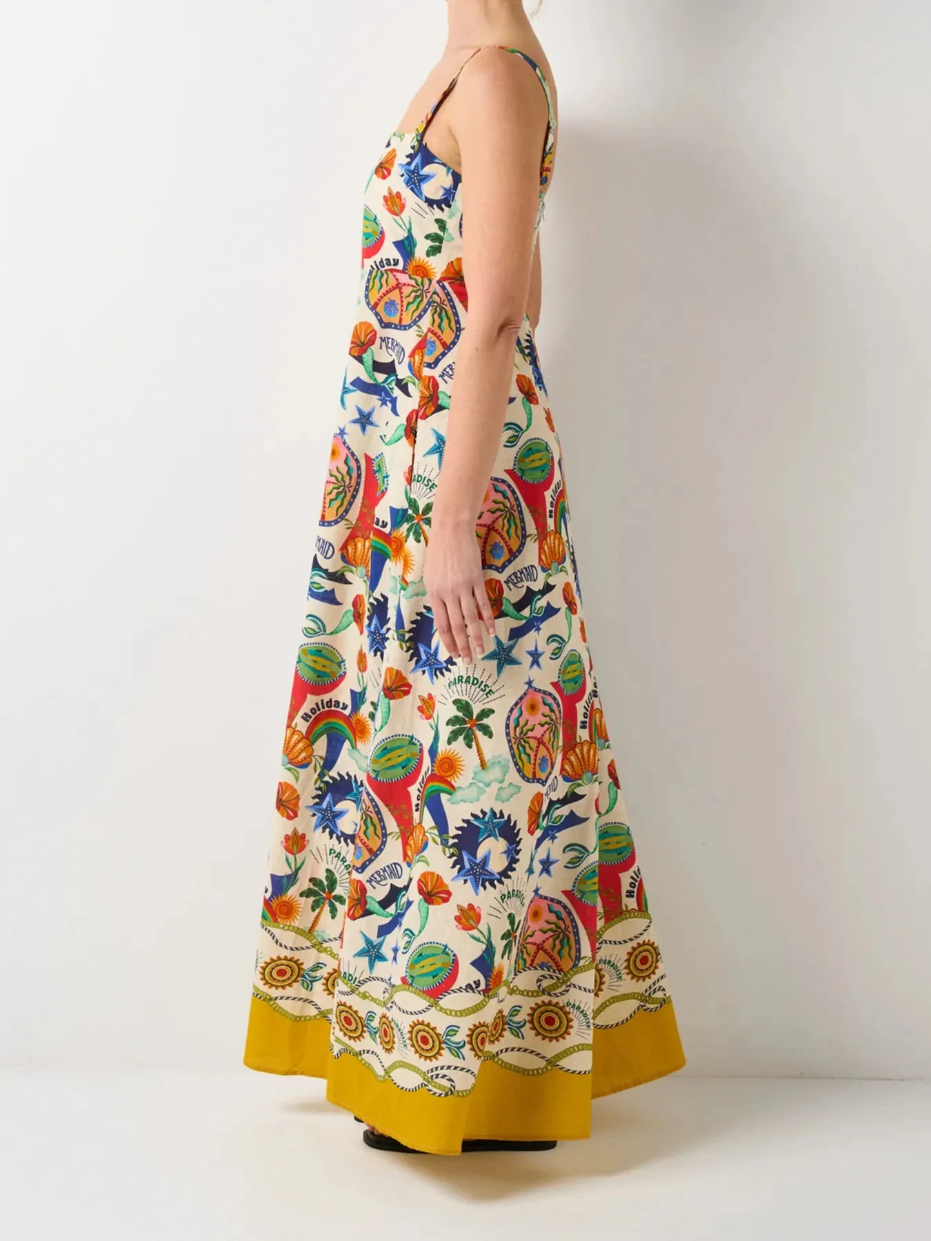 Printed Square Neck Maxi Dress sold by Charming Charlie product image thumbnail 5