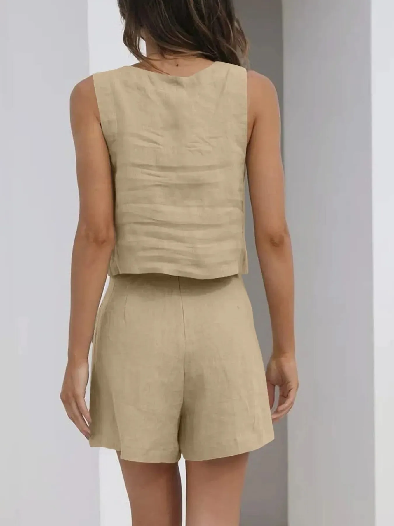 Square Neck Tank and Shorts Set sold by Charming Charlie product image thumbnail 3