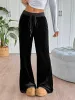 Wide-Leg Drawstring Pants sold by Charming Charlie