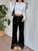 Wide-Leg Drawstring Pants sold by Charming Charlie