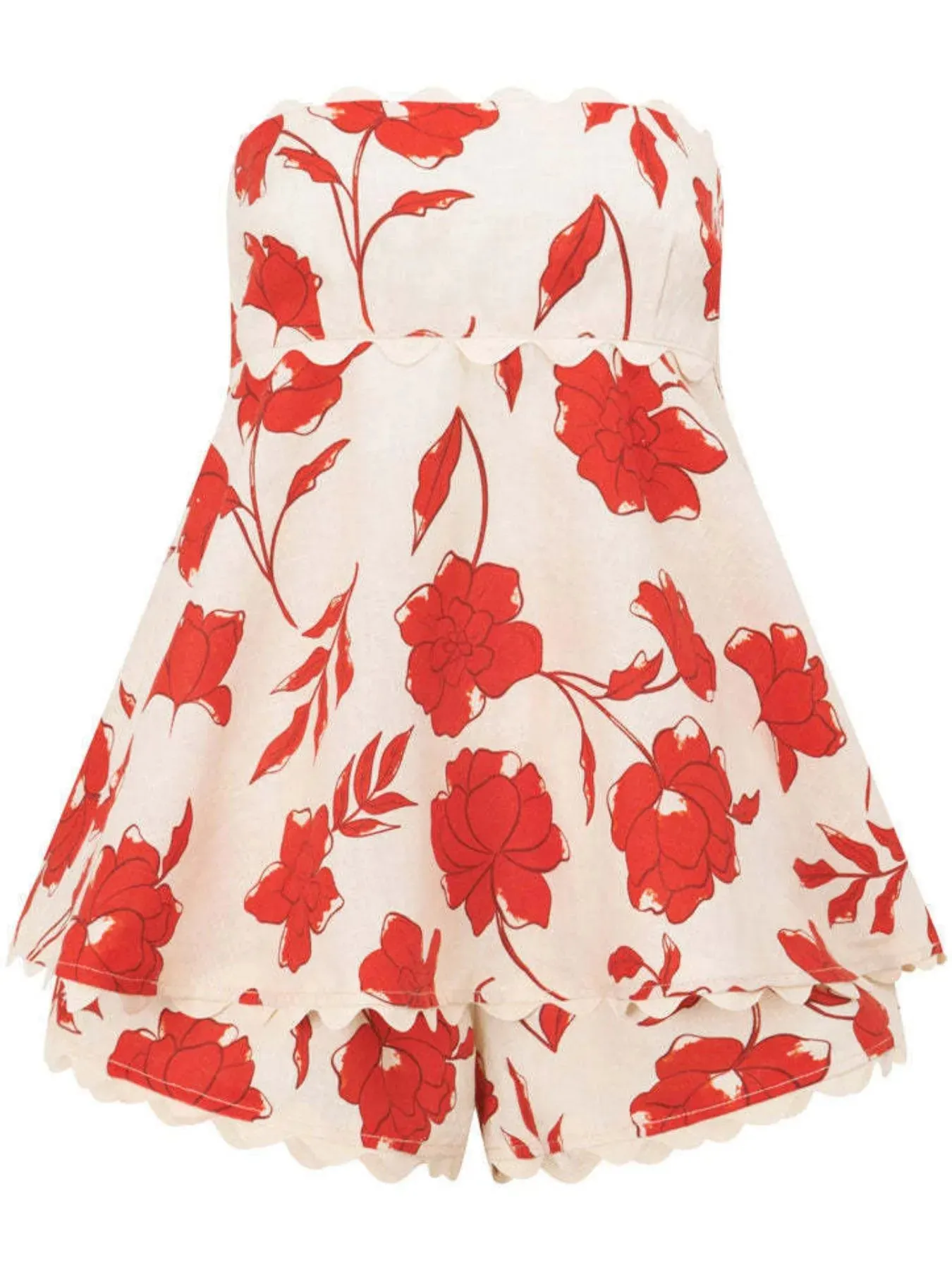 Floral Tube Top and Shorts Set sold by Charming Charlie product image thumbnail 5