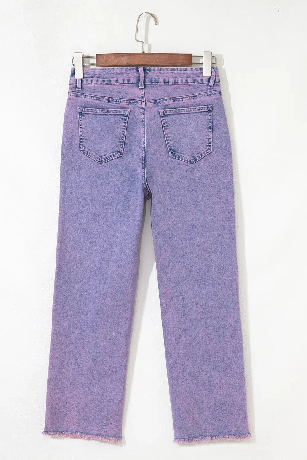 Washed Raw Hem Cropped Jeans sold by Charming Charlie product image thumbnail 4