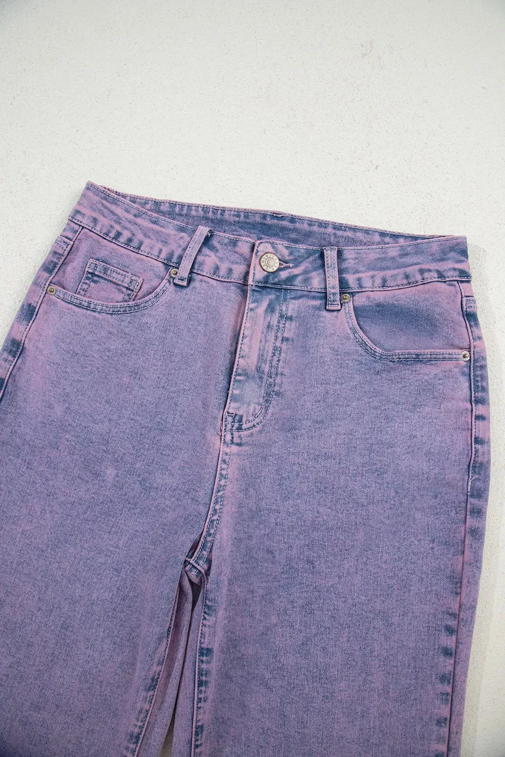 Washed Raw Hem Cropped Jeans sold by Charming Charlie product image thumbnail 5