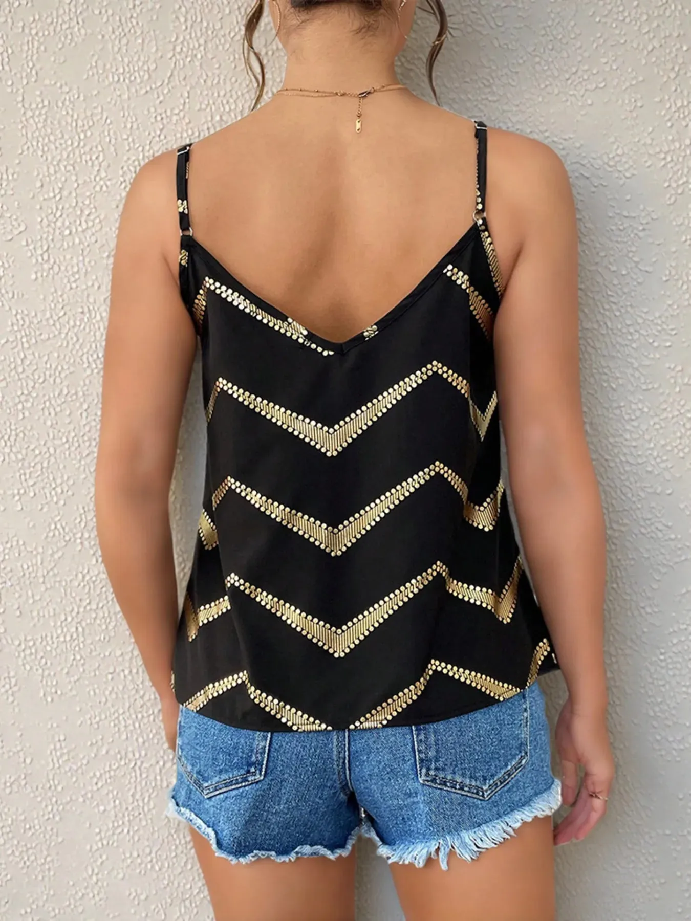Chevron Pattern Cami sold by Charming Charlie product image thumbnail 4