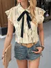 Button Down Ruffled Cap Sleeve Shirt sold by Charming Charlie