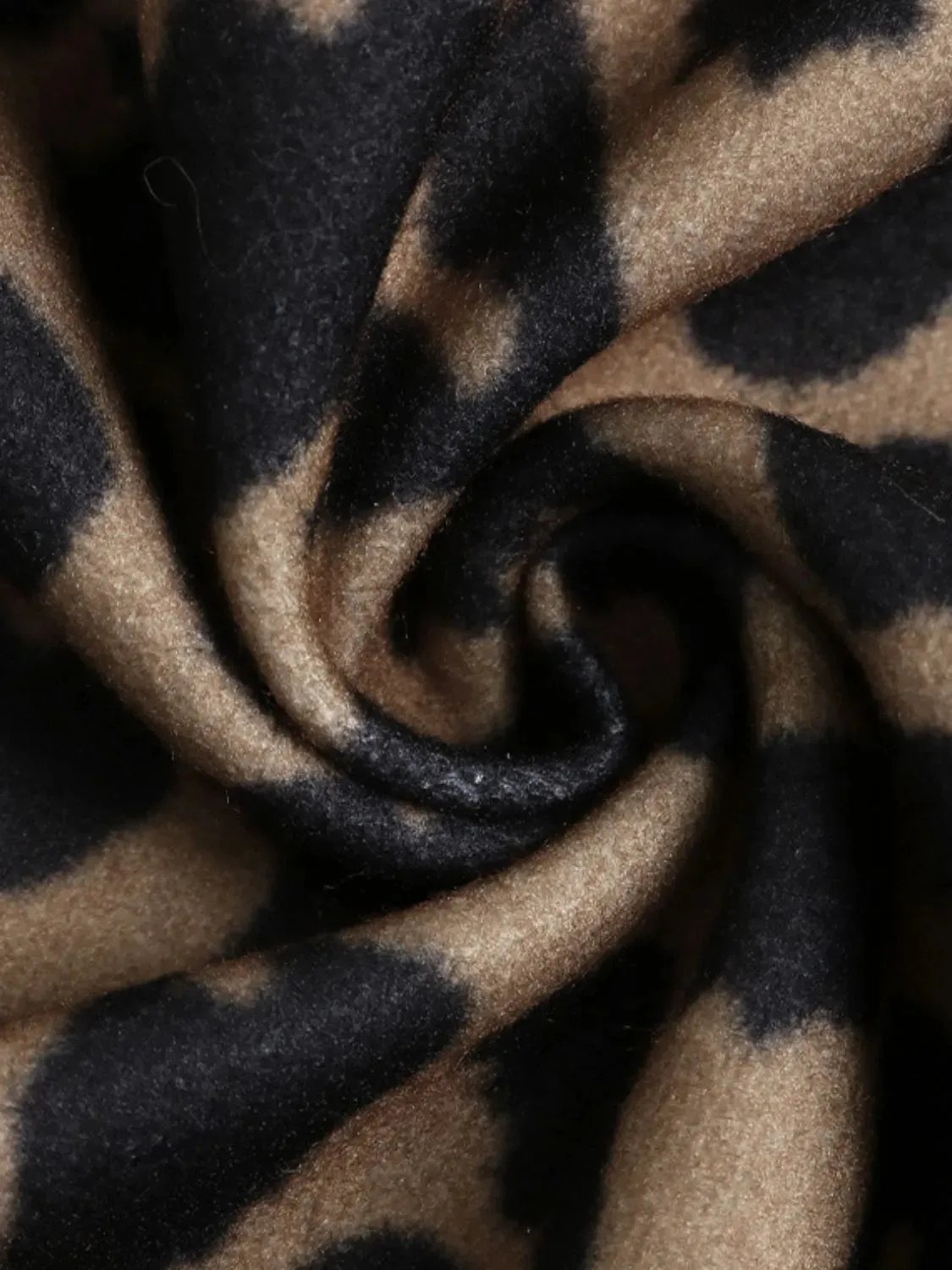 Leopard Print Casual Button Up Jacket sold by Charming Charlie product image thumbnail 5