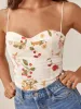 Printed Smocked Cami Top sold by Charming Charlie