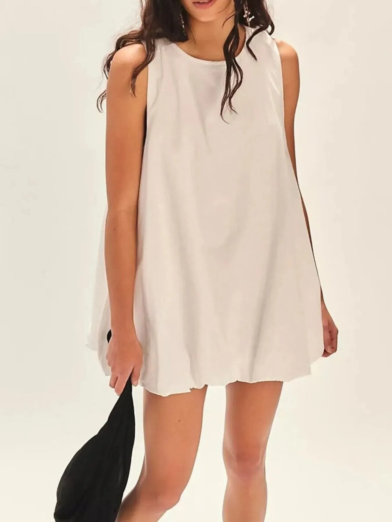 Tie Back Round Neck Tank Dress sold by Charming Charlie product image thumbnail 3