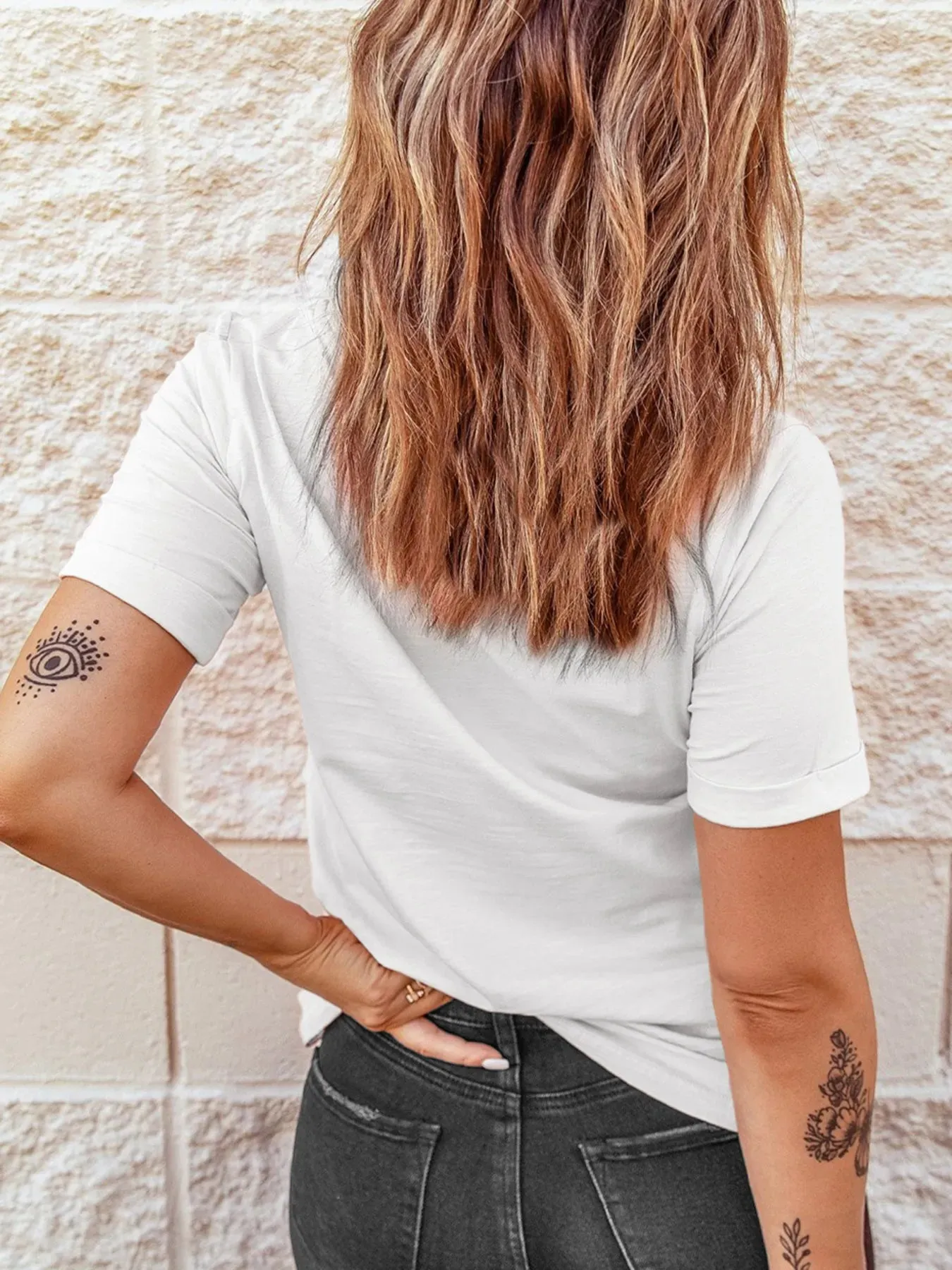 Game Day Bowknot Embroidered Casual Tee sold by Charming Charlie product image thumbnail 3