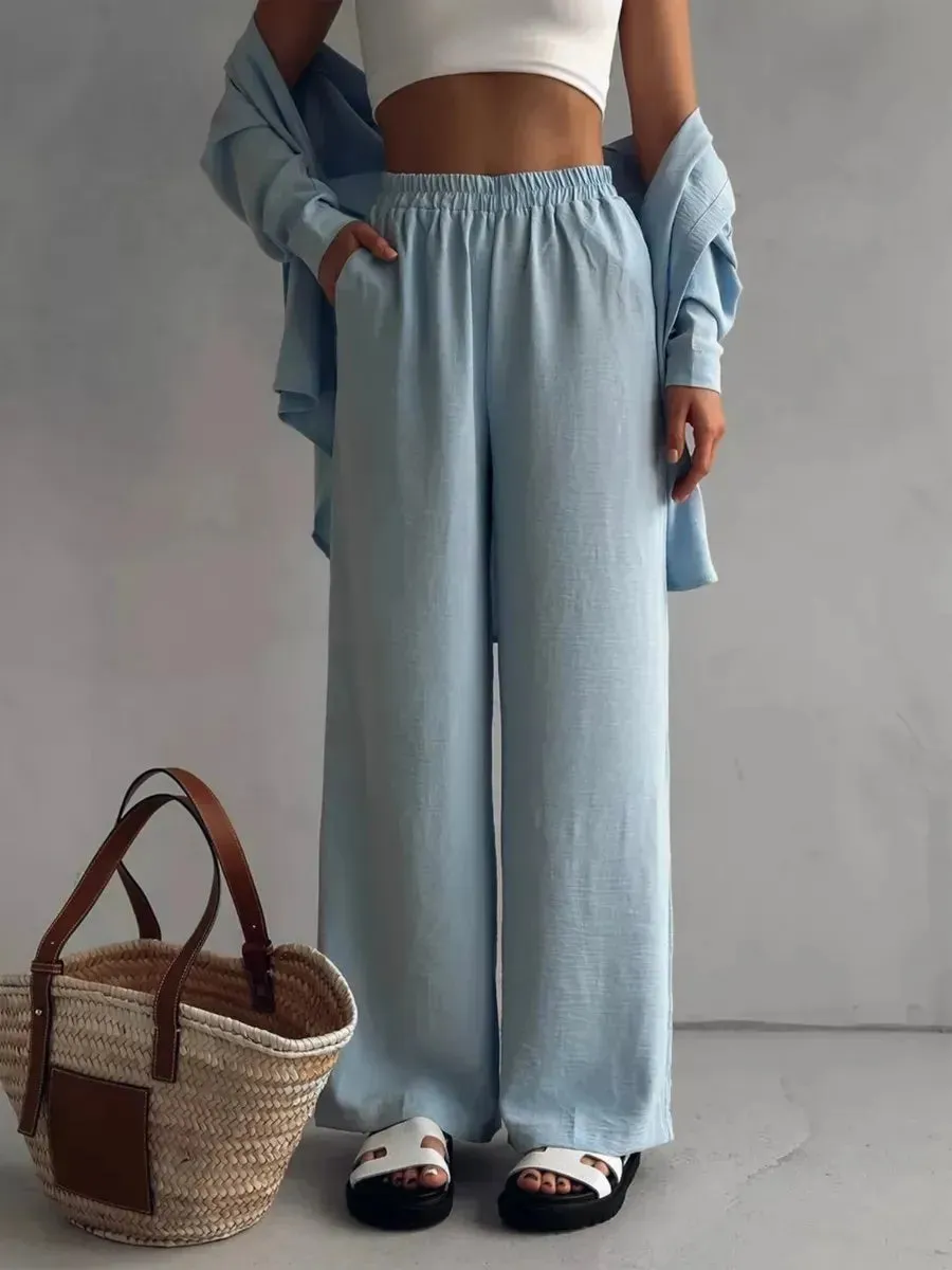 Button Up Long Sleeve Shirt and Pants Set sold by Charming Charlie product image thumbnail 4