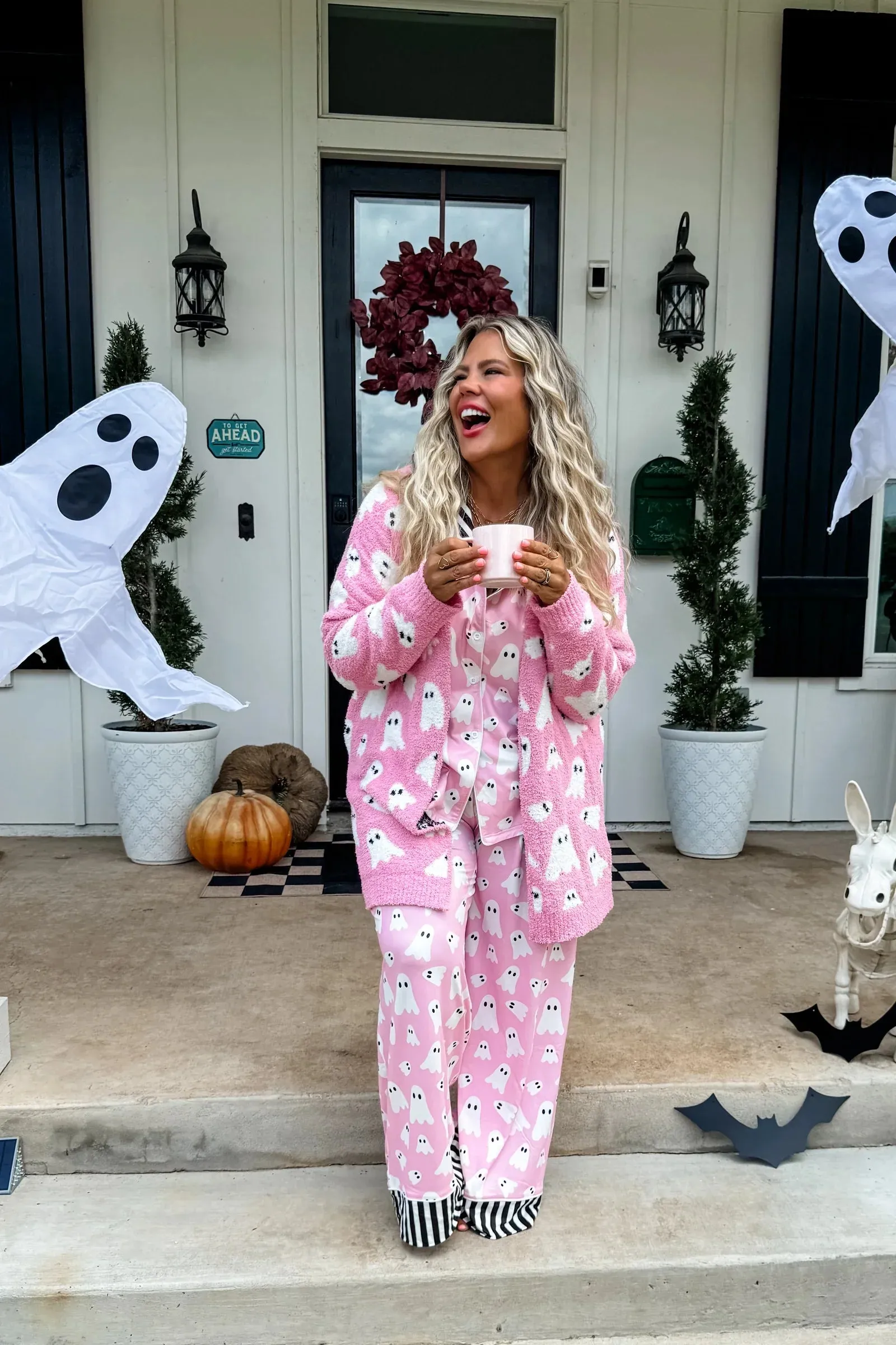 PREORDER: Boo-Jee Luxe PJ Set sold by Charming Charlie product image thumbnail 4
