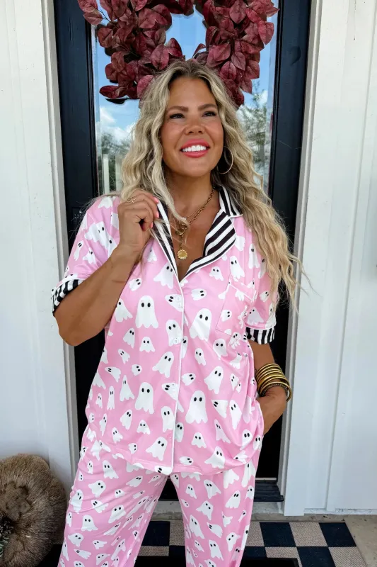PREORDER: Boo-Jee Luxe PJ Set sold by Charming Charlie
