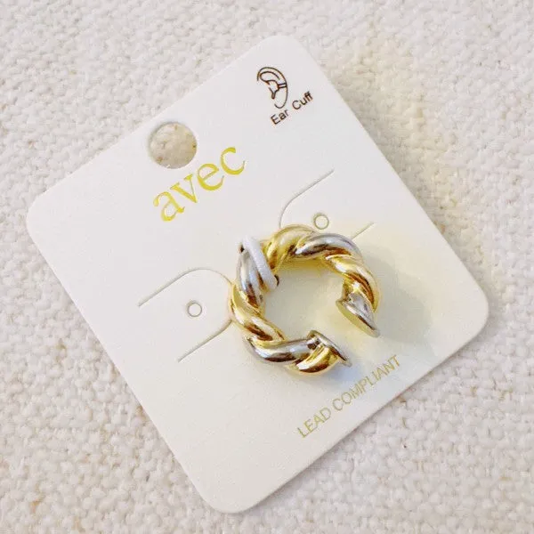 Braided Metal Ear Cuff sold by Charming Charlie product image thumbnail 3