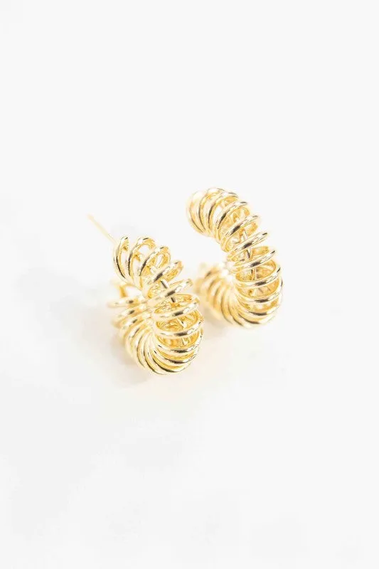 Coiled Hoop Earrings sold by Charming Charlie