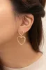 Cara Heart Drop Earrings sold by Charming Charlie