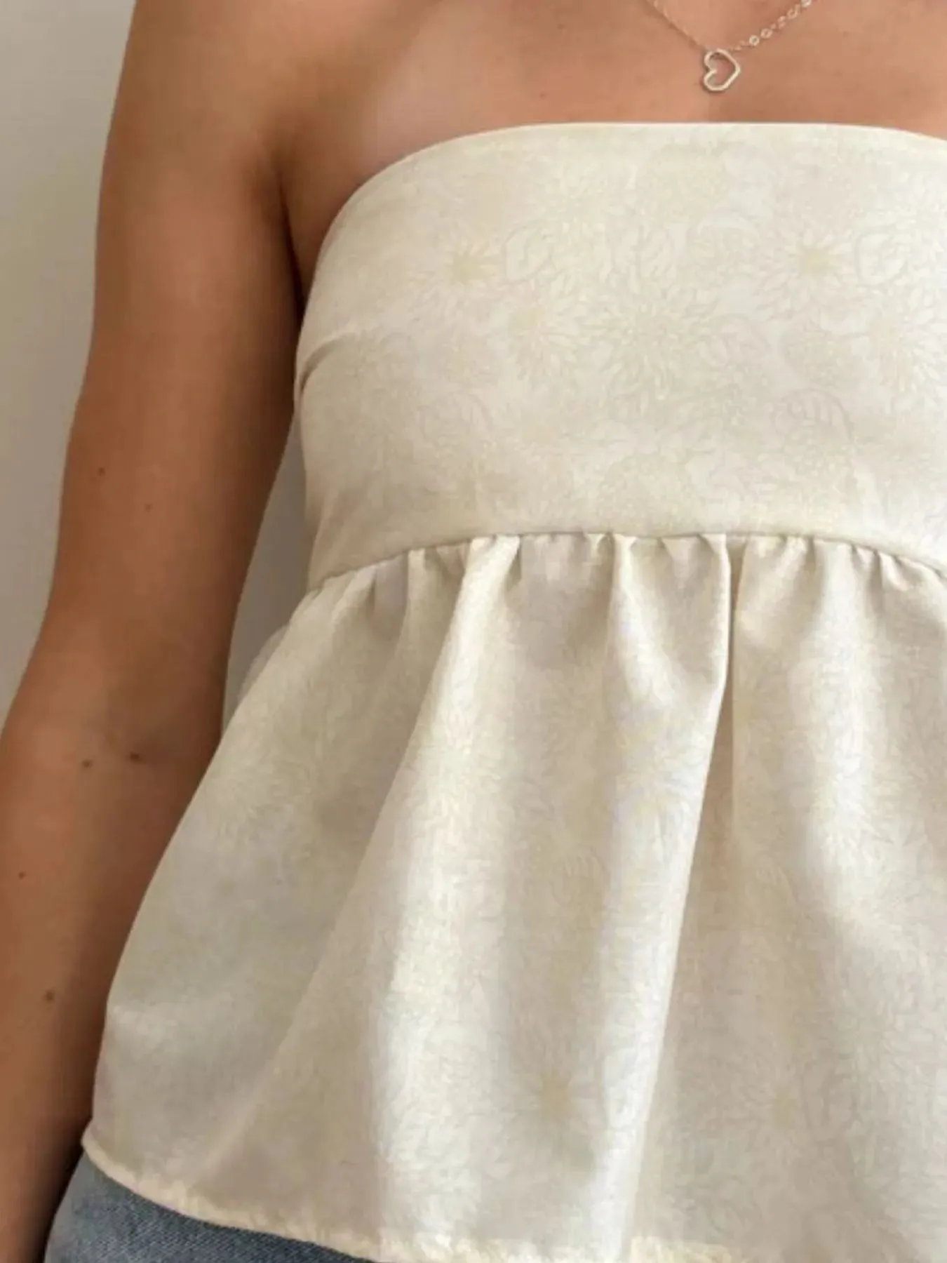 Tie Back Tube Top sold by Charming Charlie product image thumbnail 3