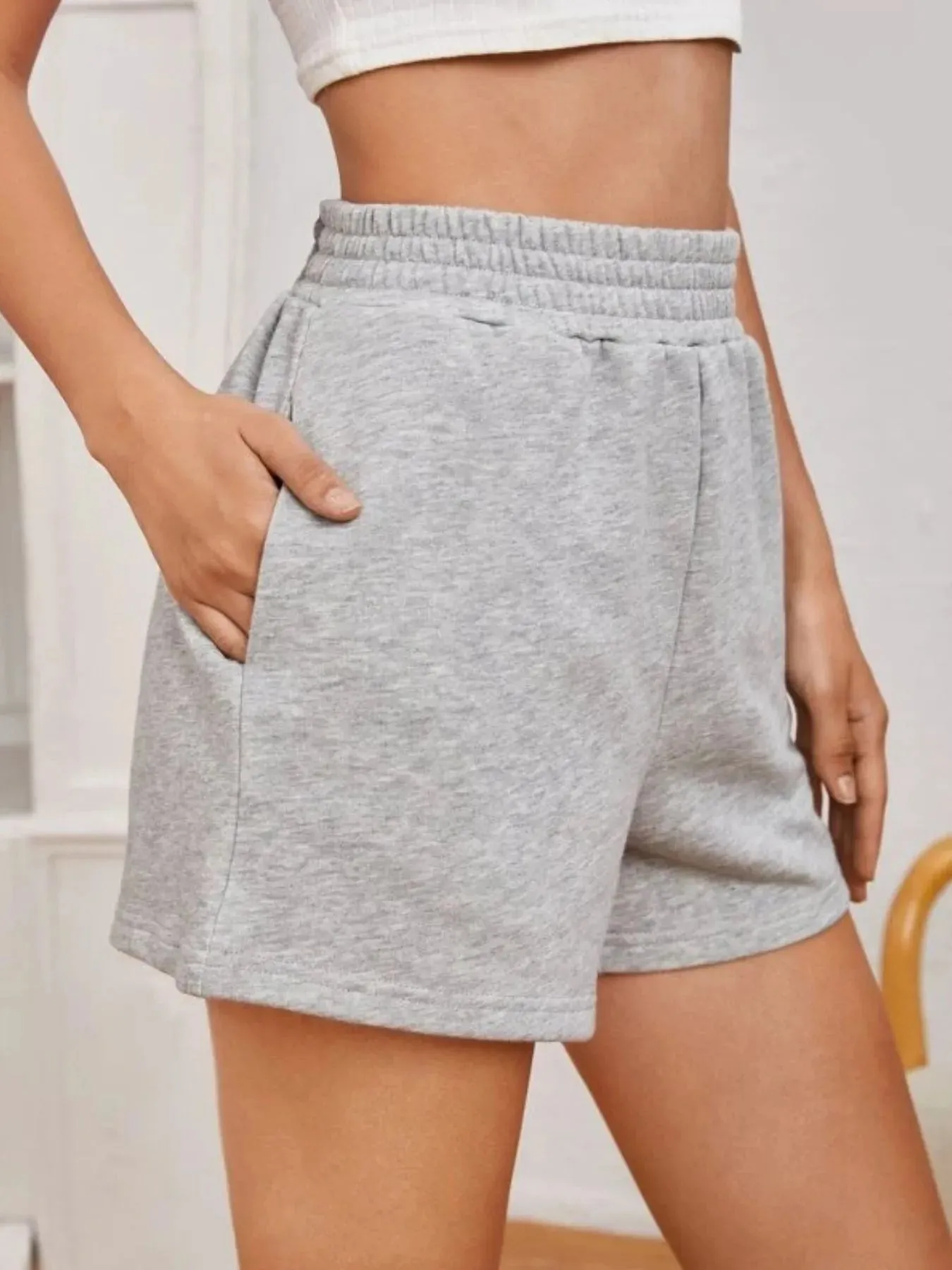 Elastic Waist Shorts with Pockets sold by Charming Charlie product image thumbnail 2