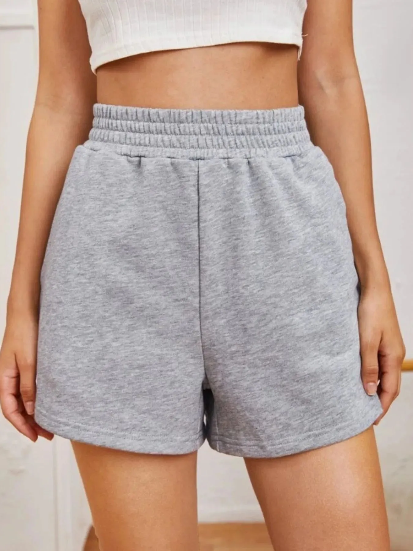 Elastic Waist Shorts with Pockets sold by Charming Charlie