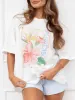 Graphic Round Neck Short Sleeve T-Shirt sold by Charming Charlie