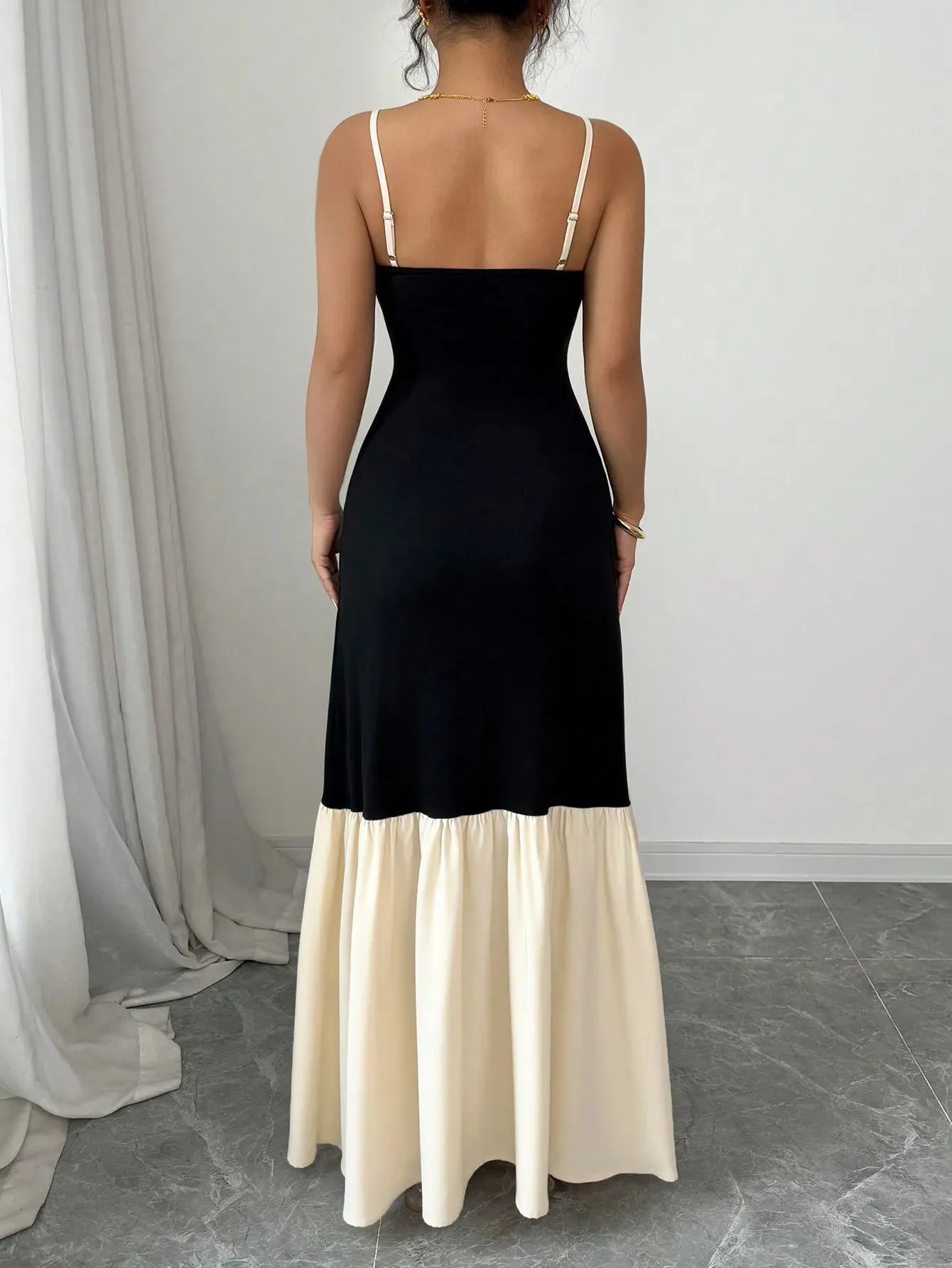 Color Block Maxi Cami Dress sold by Charming Charlie product image thumbnail 2