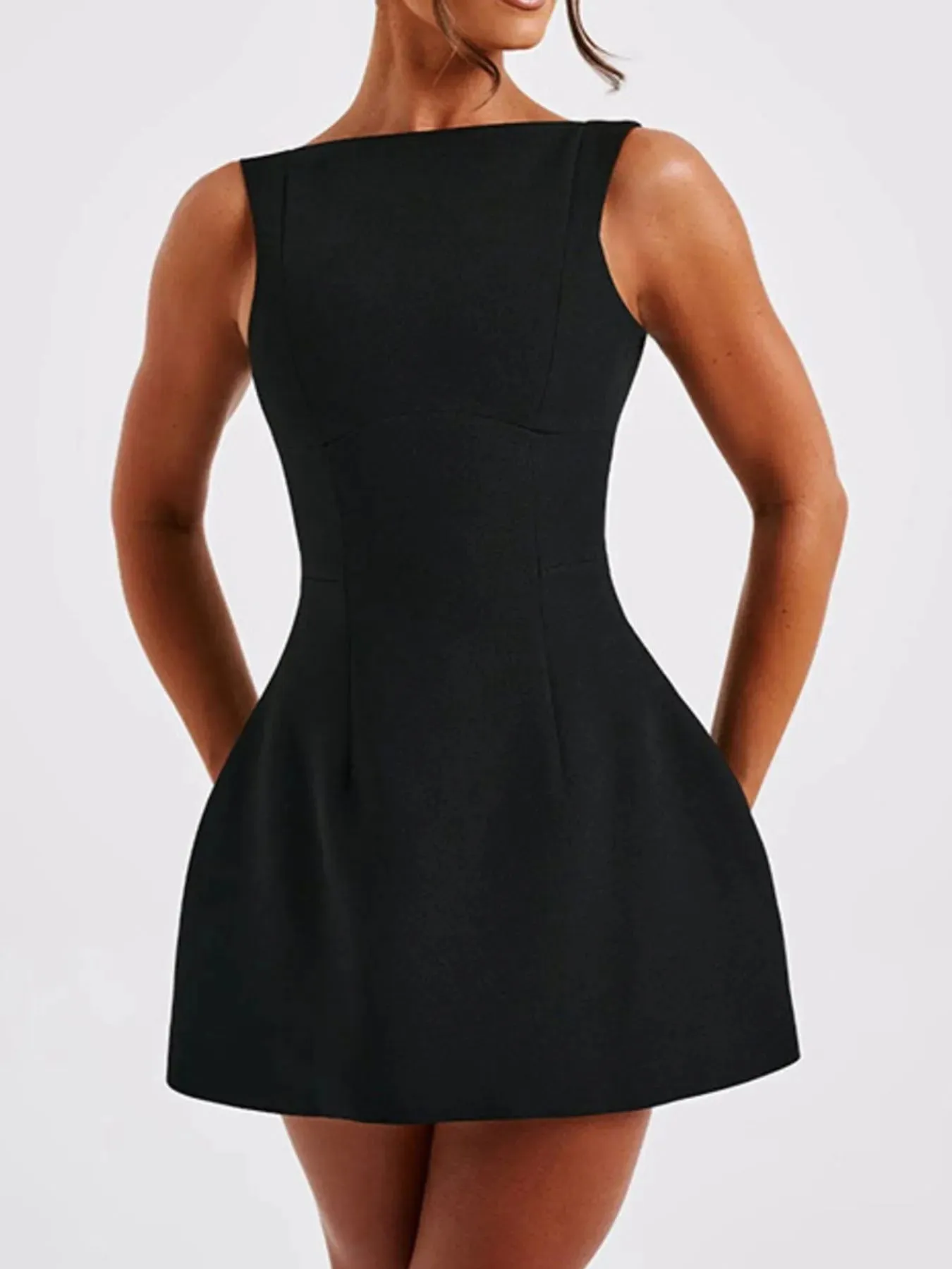 Round Neck Sleeveless Mini Dress sold by Charming Charlie product image thumbnail 2