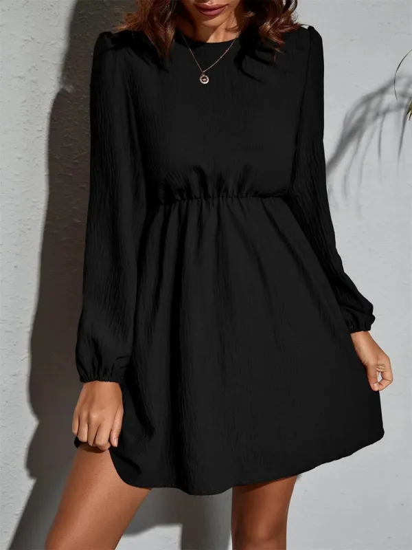 Long Sleeve Casual Mini Dress sold by Charming Charlie