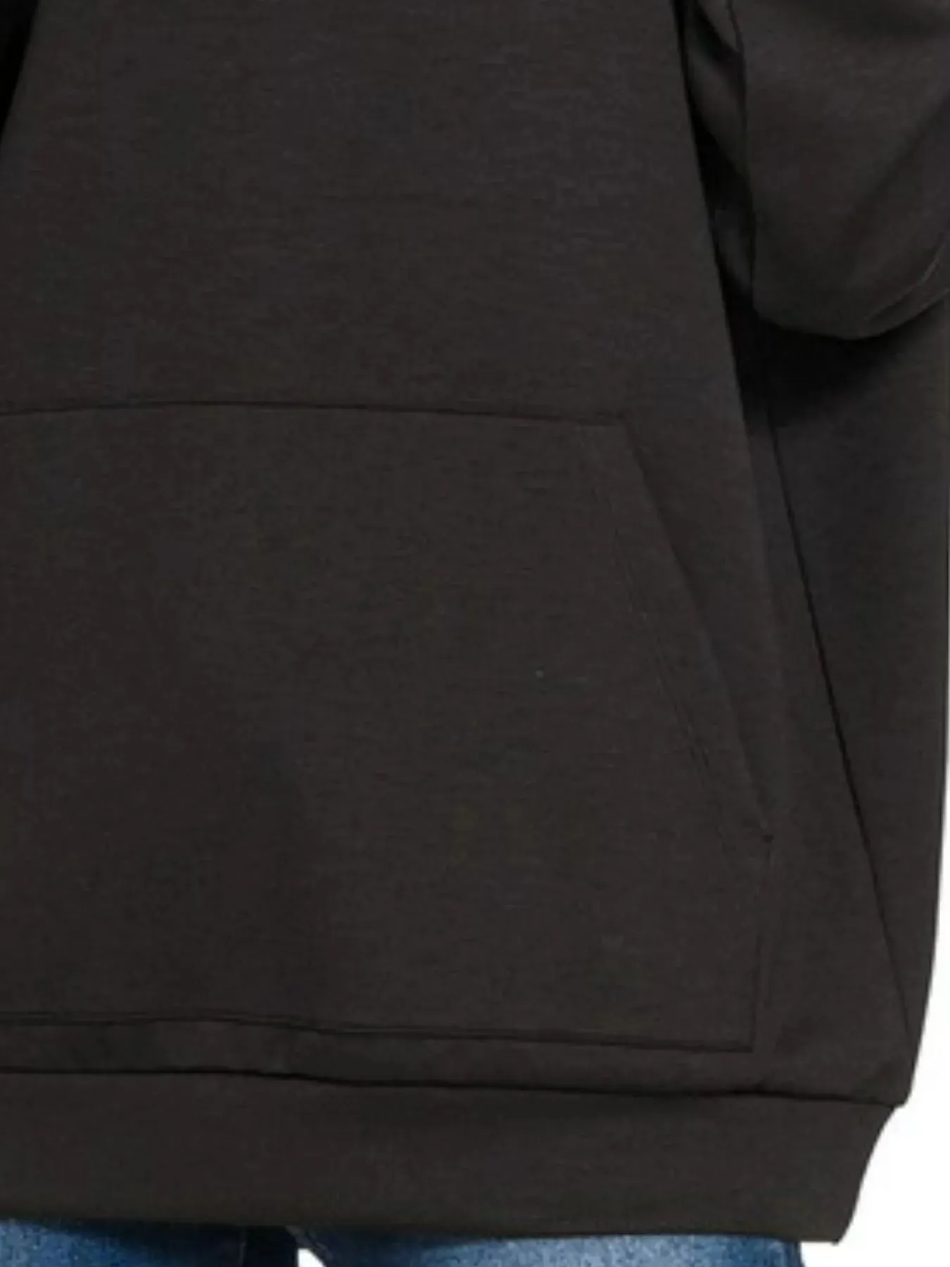 Zenana Oversized Scuba Hoodie with Kangaroo Pocket sold by Charming Charlie product image thumbnail 3